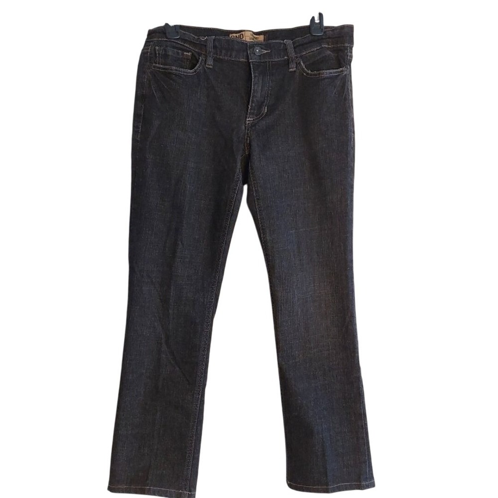 Old Navy Y2K Straight Leg Jeans Womens Size 8 Black Low Waist Stretch EUC